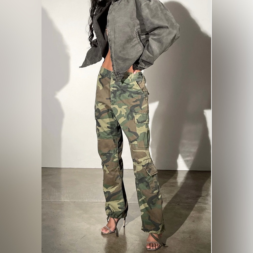 Local European Le Camo Cargo - vintage distressed wash
